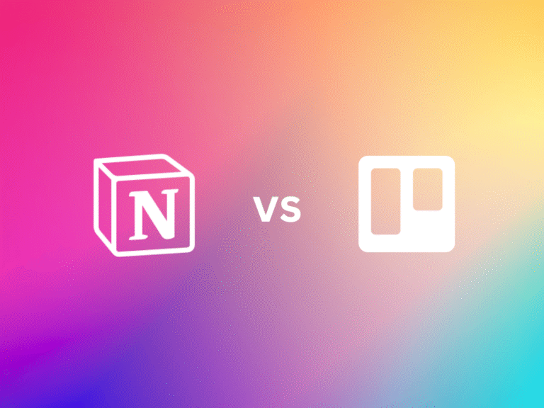 Notion vs Trello for productivity